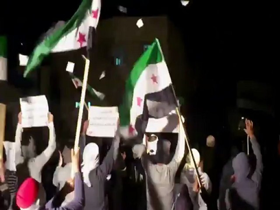 فري برس دمشق المزة   مسائية حي المزة  يلعن روحك يا نصر الله 11 4 2012 ج1 Damascus