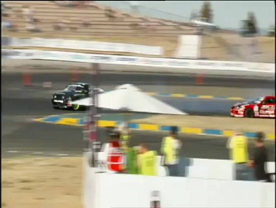 Round 6 battle of the Great 8, Vaughn Gittin vs Fredric Aasbo, Vaughn Gittin  gets the win!