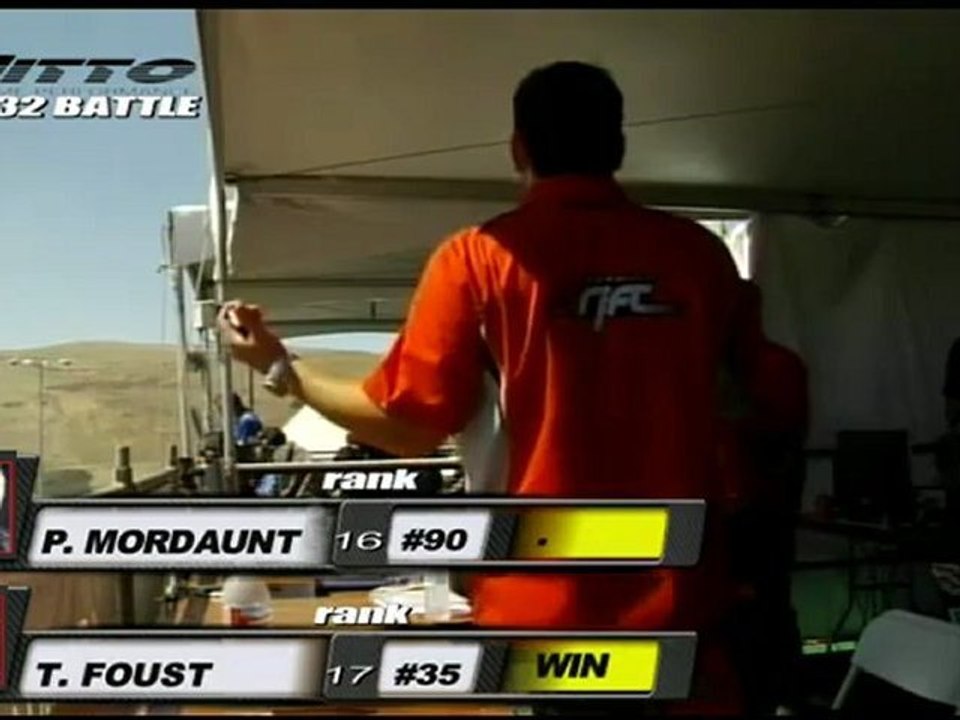 Tanner Foust vs Patrick Mordaunt in the battle of the Top 32, Tanner Foust moves on to Top 16