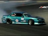 Patrick Mordaunt qualifies on the track during Formula Drift round 6, score: 74.4