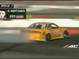 Dennis Mertzanis scores a 56.8 during session 1 of qualifying for Formula Drift Round 7