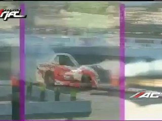 Daijiro Yoshihara scores a 81.6 during session 1 of qualifying for Formula Drift Round 7