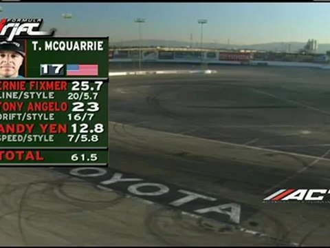 Rhys Millen scores a 75 during session 1 of qualifying for Formula Drift Round 7