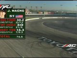 Joon Maeng scores a 76.5 during session 1 of qualifying for Formula Drift Round 7