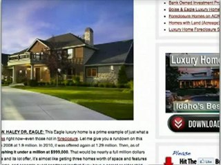 Boise Real Estate - Eagle Luxury Home Review
