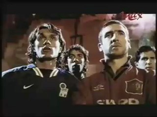 Cantona pub Nike - Le Bien contre le Mal