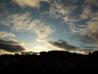 Timelapse au lever du jour de 7h20 à 11h au Mazet Saint Voy