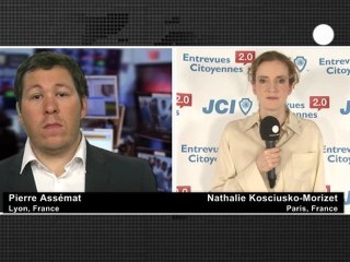 NKM sur Euronews en duplex du siège de la JCEF