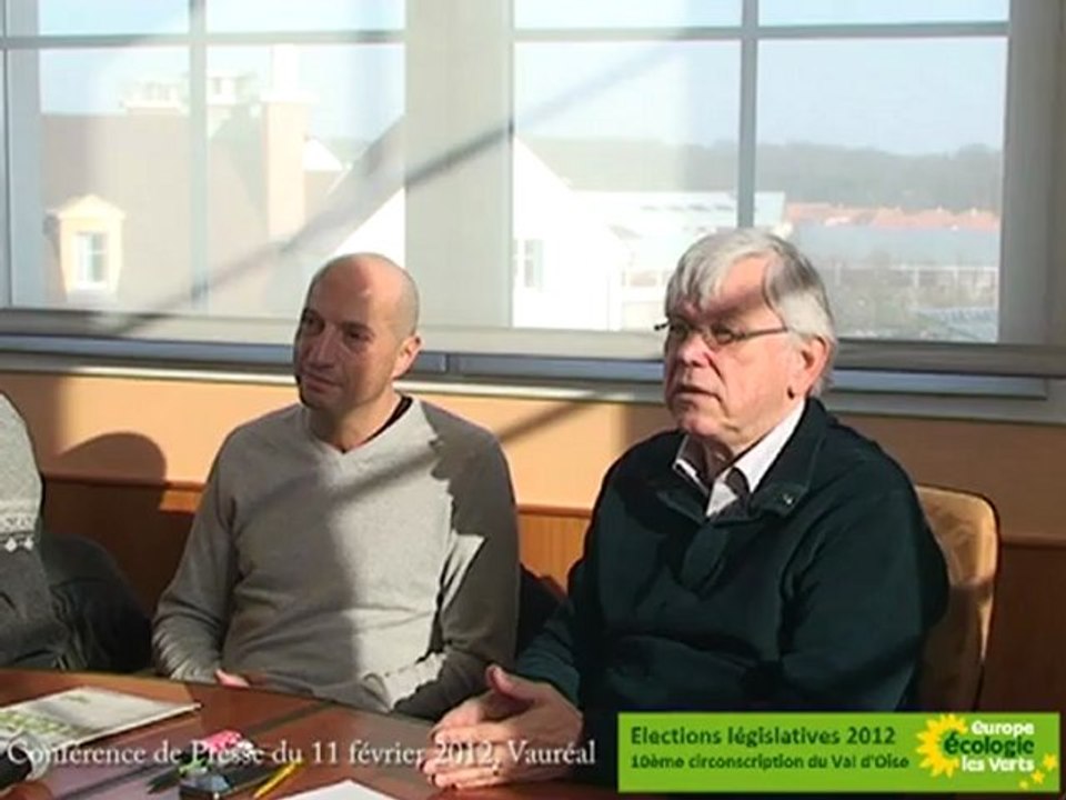 Bernard Morin, l'Accord National PS/EELV Candidat EELV aux Législatives