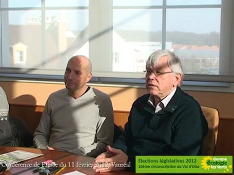 Bernard Morin, l'Accord National PS/EELV Candidat EELV aux Législatives