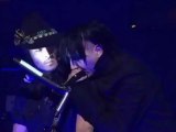 Marylin Manson performing Sweet Dreams ft Johnny Depp