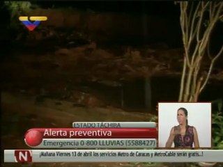 Lluvias dejan 300 familias y algunas vías afectadas en el occidente del país