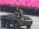 North Korea Mechanized Troops in Pyongyang