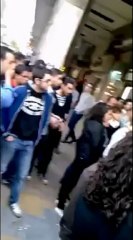 فري برس دمشق اعتصام الأحرار امام مبنى البرلمان بدمشق 12 4 2012 Damascus