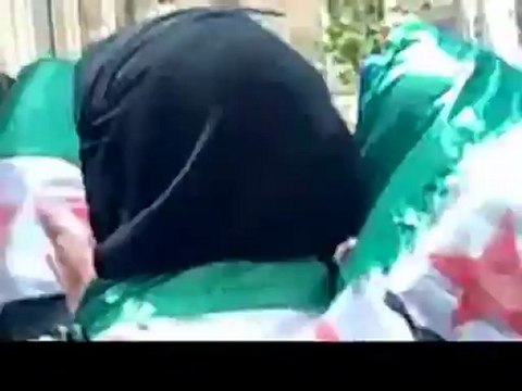 فري برس حماه المحتلة مظاهرة احرار وحرائر باب قبلي 11 04 2012 Hama