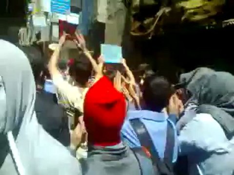 فري برس دمشق مظاهرة لأبناء الجولان المباع في السيدة زينب 12 4 2012 ج2 Damascus