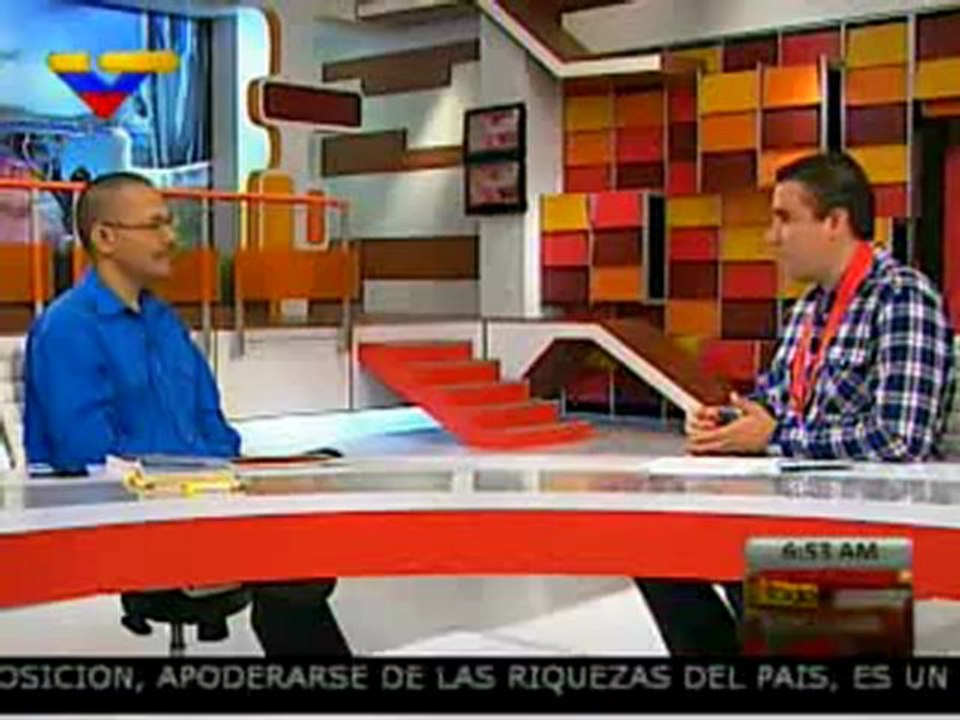 (VÍDEO) Toda Venezuela 12.04.2012 Periodista Ernesto Villegas  1/2