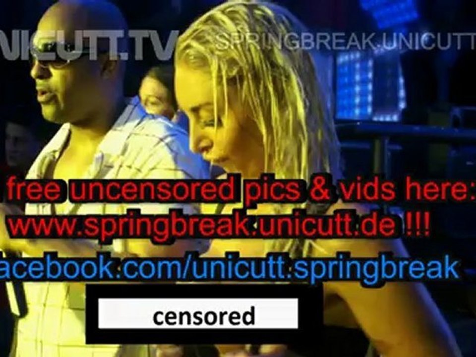 unicutt tv springbreak 2012 part 42 of 1000 sweet club cancun mexico bikini contest sexy wet shower