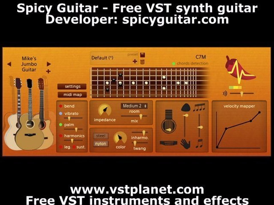 Spicy Guitar - Free VST synth guitar