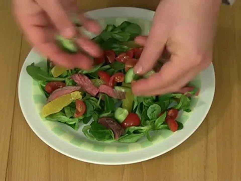 Steak salad à la christian