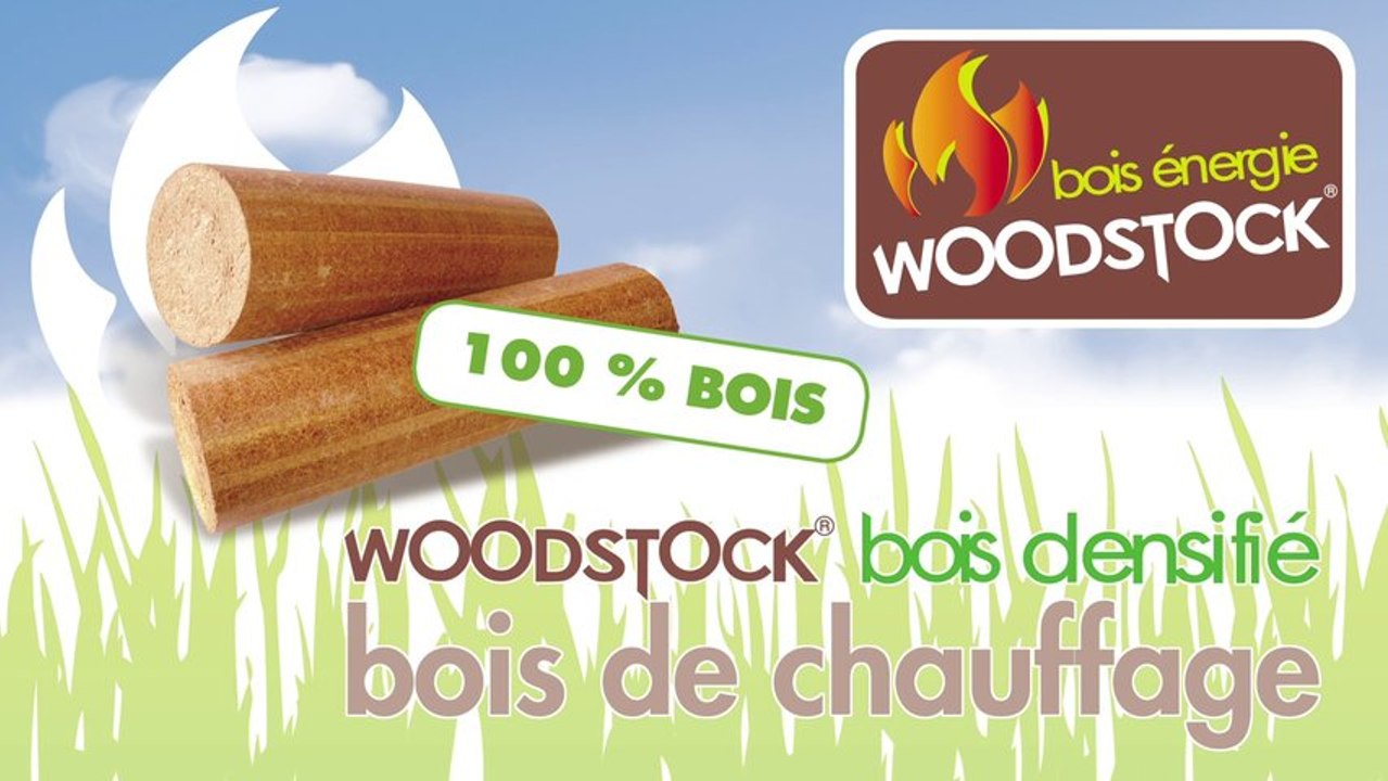 Fabrication des bûches compressées Woodstock