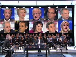 Franz-Olivier Giesbert survolté dans "Des paroles et des actes" et raillé sur Twitter