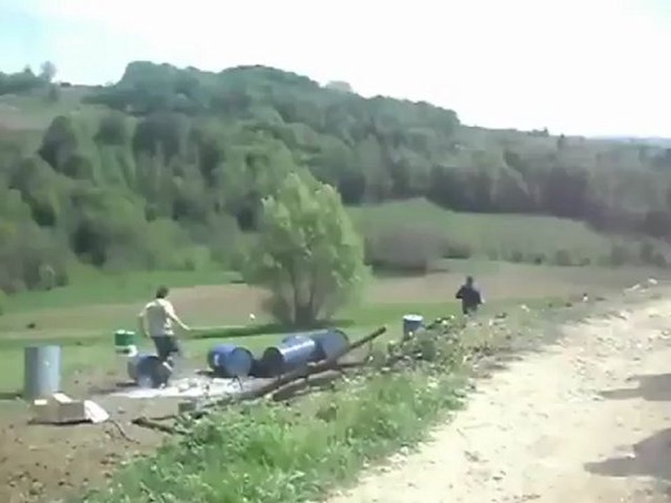 Explosion de Barils