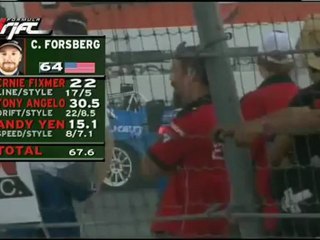 Darren McNamara ran a 87.9 during session 2 of qualifying for Formula Drift Round 7