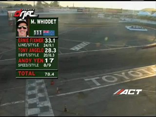 Matt Powers ran a 69.8  during session 2 of qualifying for Formula Drift Round 7
