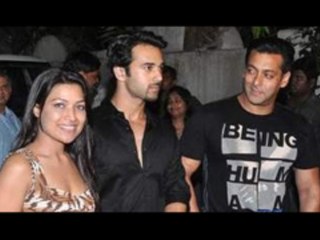 Salman Khan At The Special Screening Of 'Bittoo Boss'