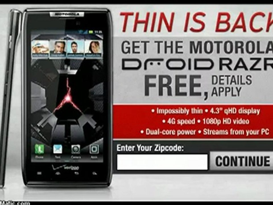 Get A Free Droid Razr