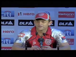Adam Gilchrist post match PC 13 April