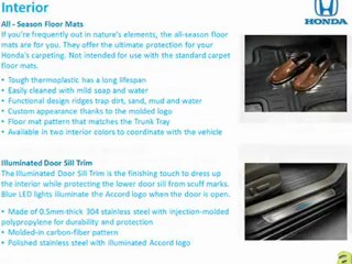 Assortment of 2012 Accord Sedan Accessories at Klein Honda