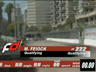 MIKE FEIOCK #222 at Formula Drift Round 1, Long Beach California 2011 qualifying