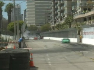 DARREN MCNAMARA #8 at Formula Drift Round 1, Long Beach California 2011 qualifying
