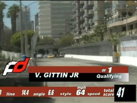 VAUGHN GITTIN #25 at Formula Drift Round 1, Long Beach California 2011 qualifying