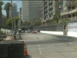 DENNIS MERTZANIS at Formula Drift Round 1, Long Beach California 2011 qualifying