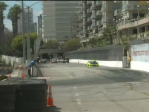 MATT FIELD at Formula Drift Round 1, Long Beach California 2011 qualifying