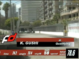 JOON MAENG at Formula Drift Round 1, Long Beach California 2011 qualifying