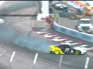 JEFF JONES VS MATT POWERS IN FORMULA DRIFT ROUND 1 LONG BEACH CALIFORNIA 2011 TOP 32