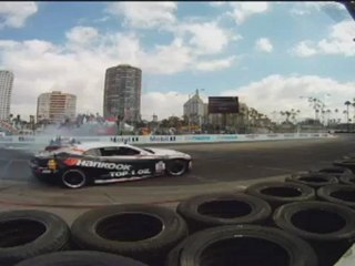 CONRAD GRUNEWALD VS TOSHIKI YOSHIOKA IN FORMULA DRIFT ROUND 1 LONG BEACH CALIFORNIA 2011 TOP 32