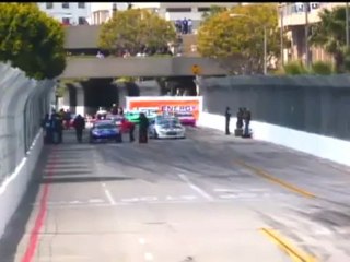 PATRICK MORDAUNT VS KYLE MOHAN IN FORMULA DRIFT ROUND 1 LONG BEACH CALIFORNIA 2011 TOP 32