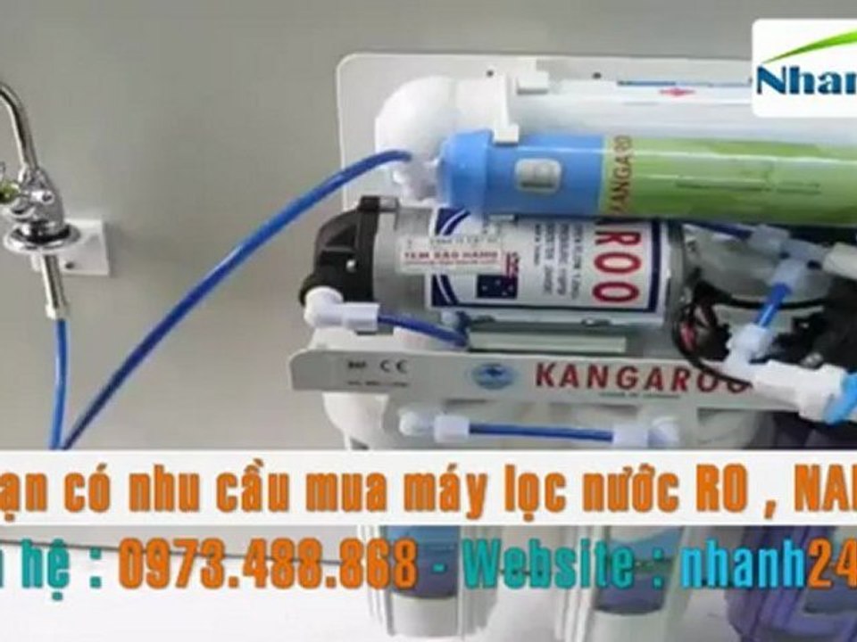 Hướng dẫn lắp đặt máy lọc nước RO KANGAROO ( phần 4 ) -Nhanh24h.vn