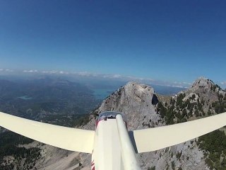 Gliding over mountains with Falke SF25c