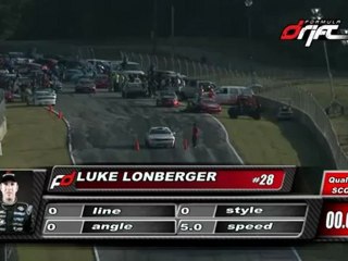 LUKE LONBERGER at Formula Drift Round 2, 2nd qualifying run, Atlanta 2011