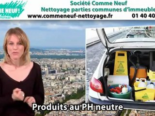 Nettoyage parties communes immeuble Paris