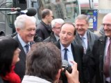 François Hollande en campagne à Moulins le 13 avril 2012 - La Semaine de l'Allier