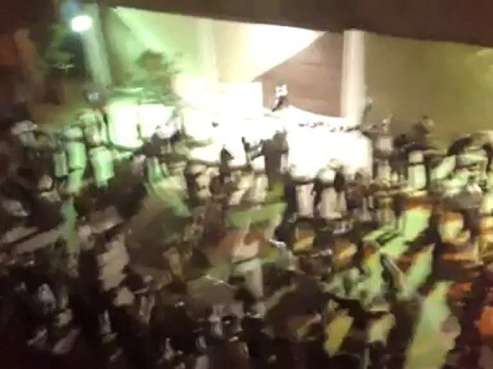 فري برس ريف دمشق عربين المحتلة  مظاهرة مسائية حاشدة منددة بمبادرة أنان  12 4 2012 Damascus