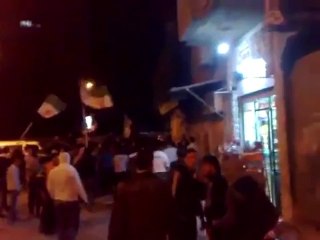 فري برس دمشق برزة  عاشت سوريا ويسقط بشار الاسد 13 4 2012 Damascus