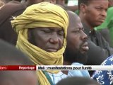 Mali, manifestations pour l’unité